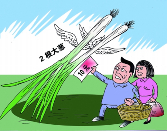 高價(jià)蔥提升成本，菜品價(jià)到底漲不漲愁壞老板