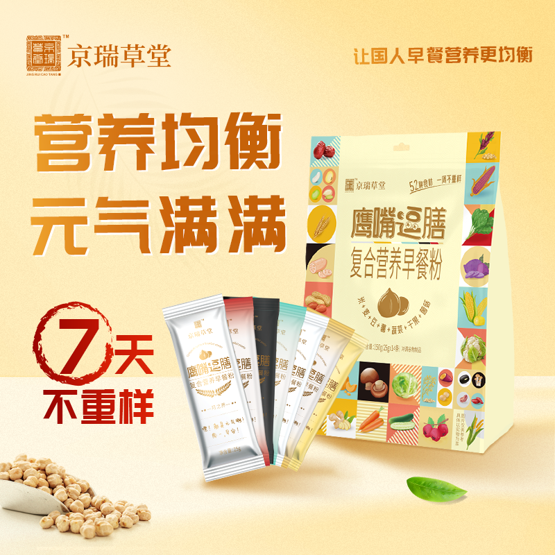 健康，從優(yōu)質(zhì)的早餐開始 ——京瑞草堂鷹嘴逗膳復(fù)合營養(yǎng)早餐粉新品上市|餐飲界